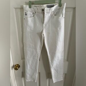 AG Ex-Boyfriend Slim Jeans Size 26 in off white